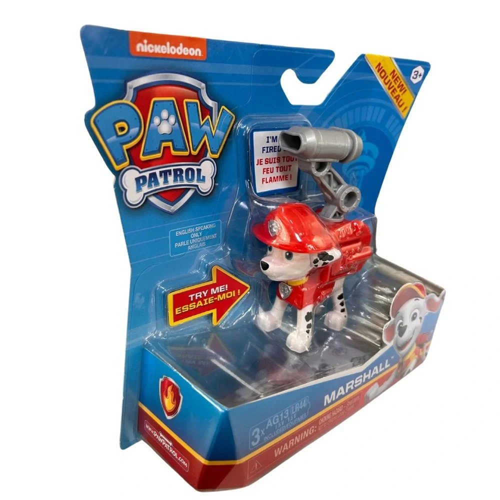 Paw Patrol Action Pup Talking Electronic Sounds Marshall Figure w/ Pup BRAND NEW